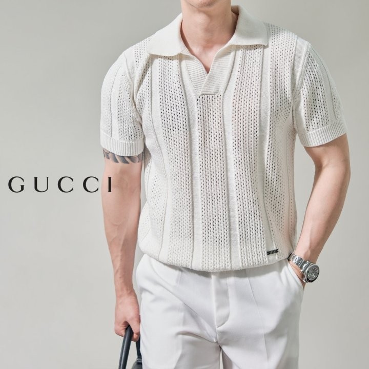 GUCCI 매장판 린넨 니트반팔