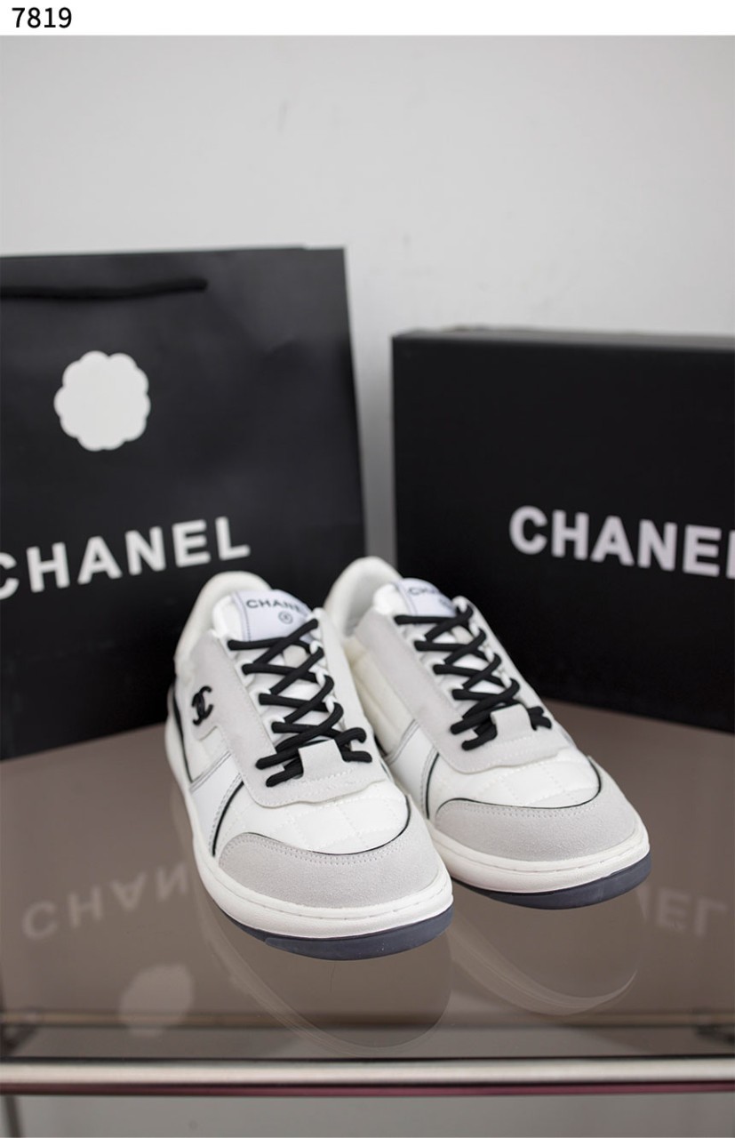 [Chanel] 수입고급 샤넬 스니커즈 패브릭 스웨이드 스니커즈