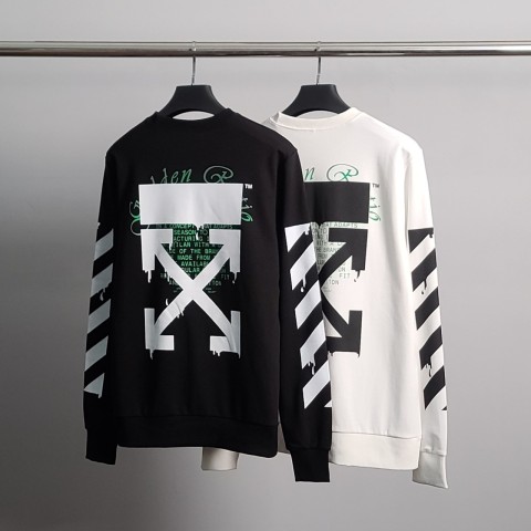 [off-white] 페인팅 애로우 맨투맨