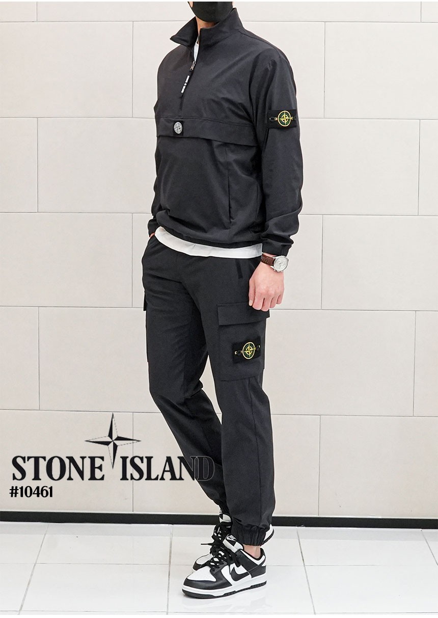 [STONE ISLAND] 스톤아일랜드 테크 반집업 아노락셋