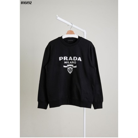 [PRADA] 프라다 밀라노 클래식 코튼 저지 맨투맨 티셔츠