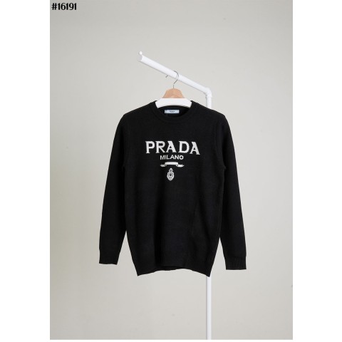 [PRADA] 프라다 밀라노 클래식 울 자카드 니트 풀오버