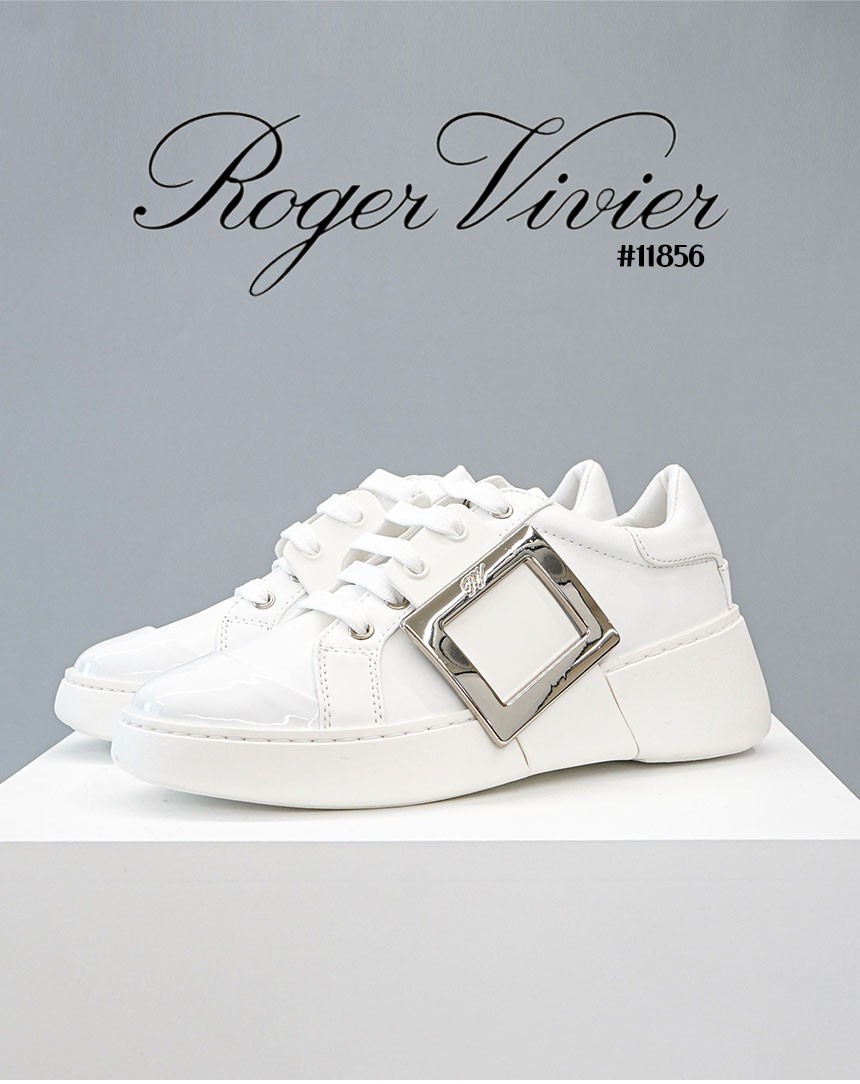 [ROGER VIVIER] 로저비비에 비브 스케이트 메탈 버클 스니커즈