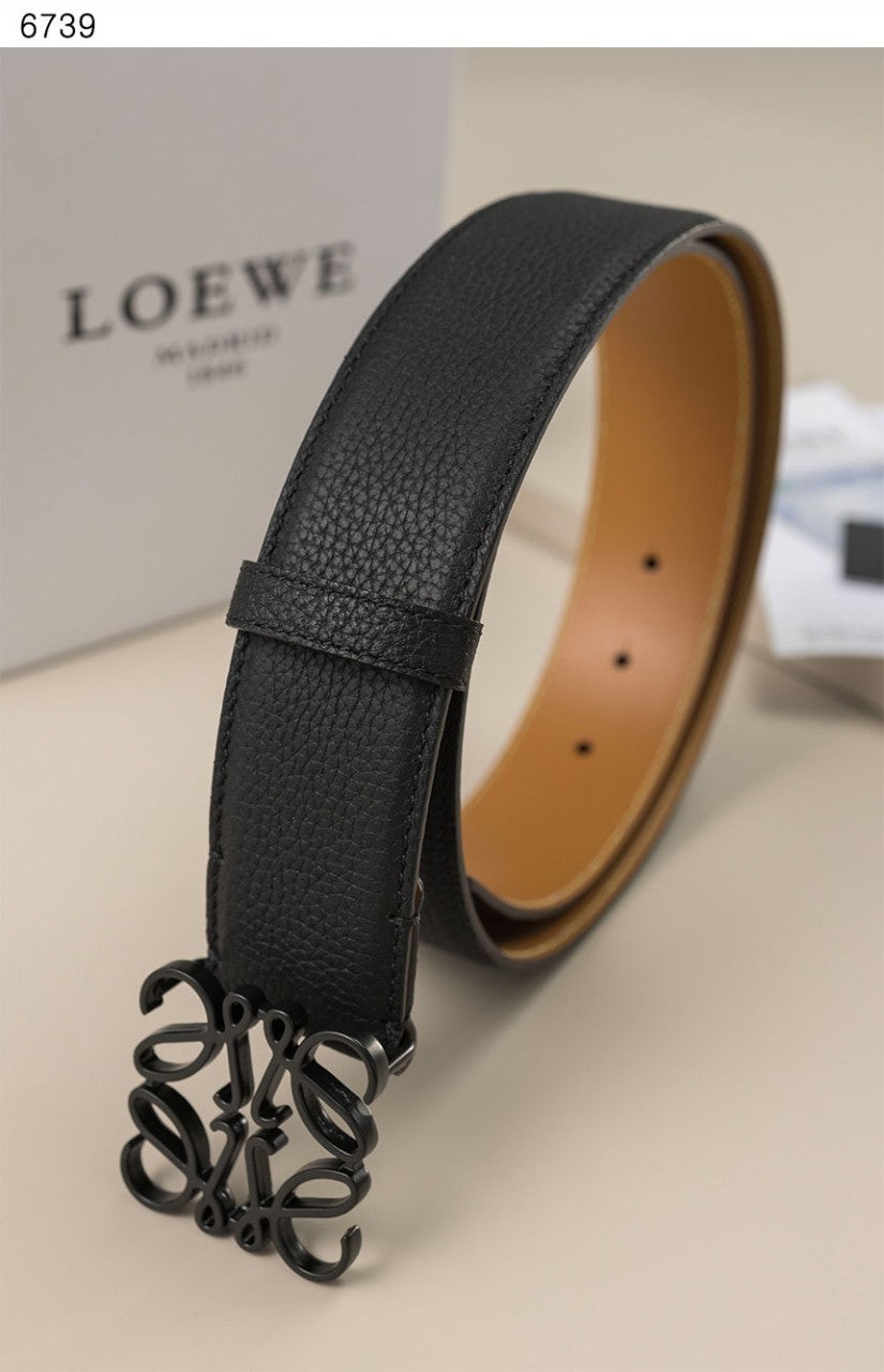 [LOEWE] 수입프리미엄급 레더 애너그램 벨트